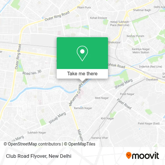 Club Road Flyover map