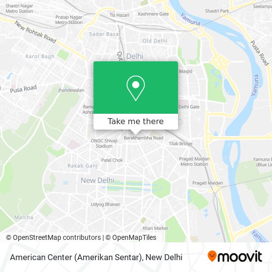 American Center (Amerikan Sentar) map