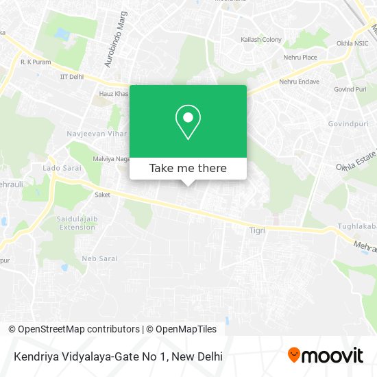 Kendriya Vidyalaya-Gate No 1 map