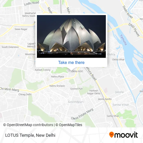 LOTUS Temple map