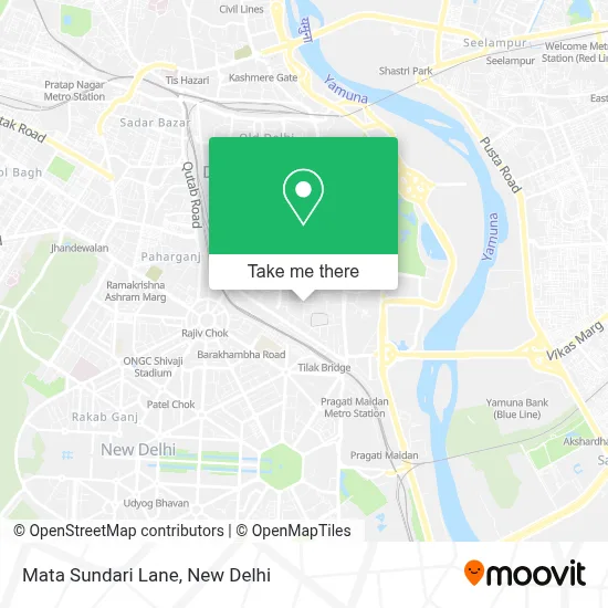 Mata Sundari Lane map