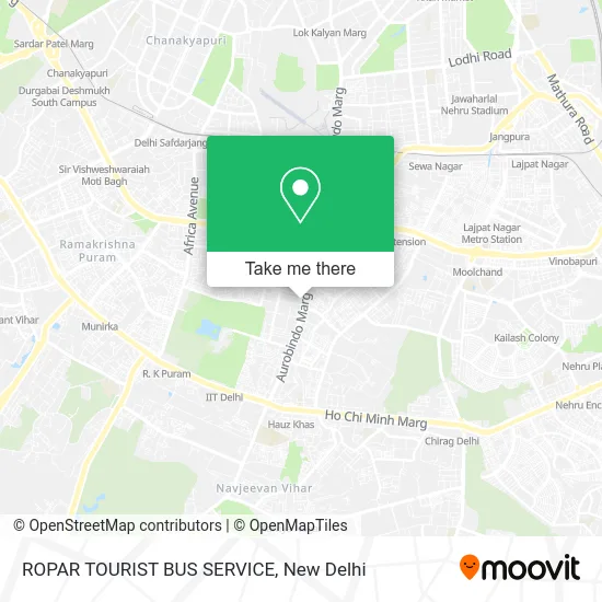 ROPAR TOURIST BUS SERVICE map