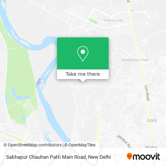 Sabhapur Chauhan Patti Main Road map