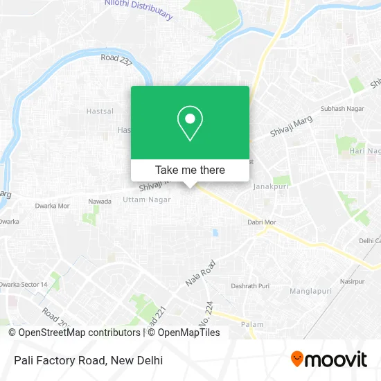 Pali Factory Road map
