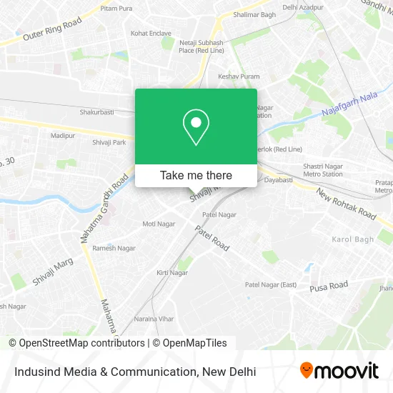 Indusind Media & Communication map