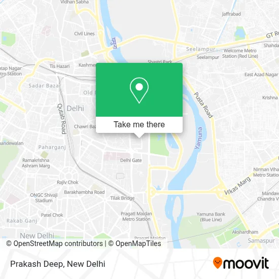 Prakash Deep map