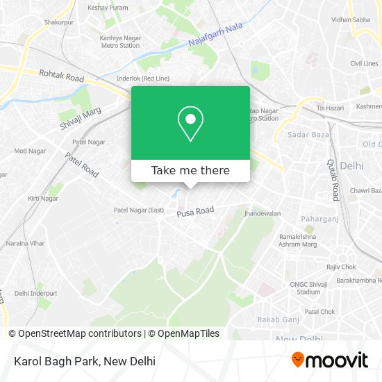 Karol Bagh Park map