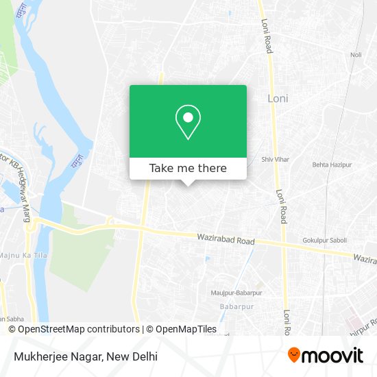 Mukherjee Nagar map