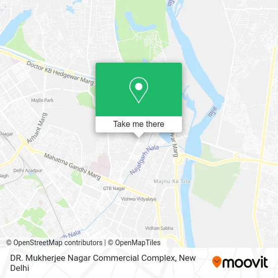 DR. Mukherjee Nagar Commercial Complex map