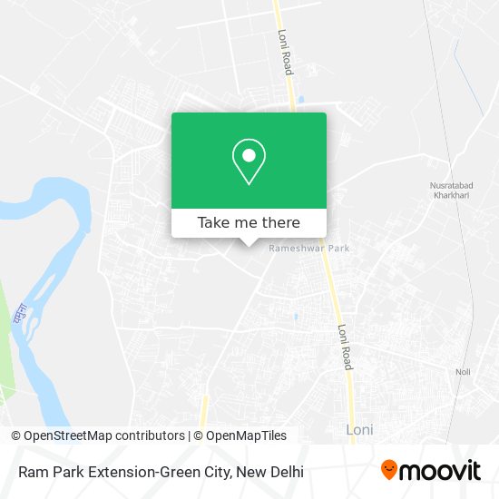 Ram Park Extension-Green City map