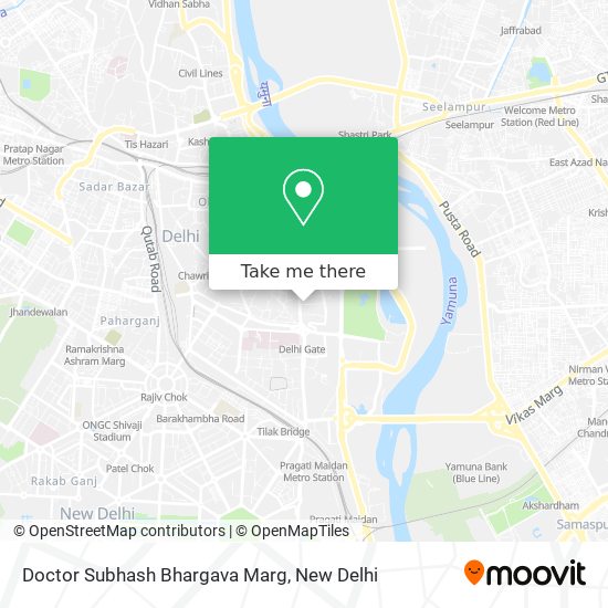 Doctor Subhash Bhargava Marg map