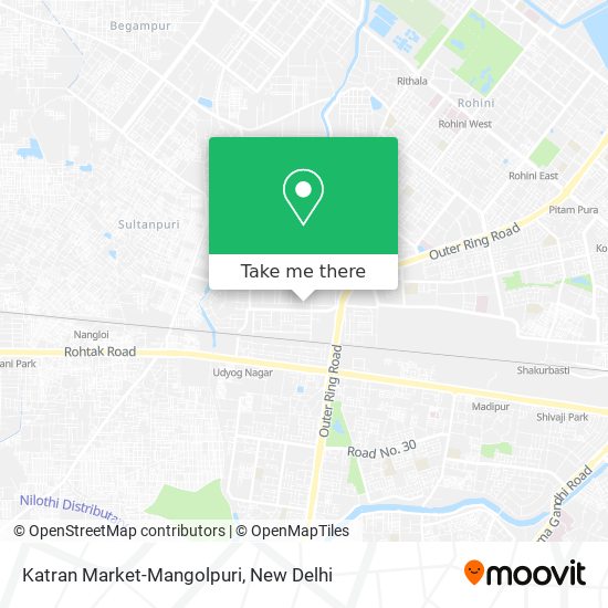 Katran Market-Mangolpuri map