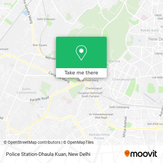 Police Station-Dhaula Kuan map