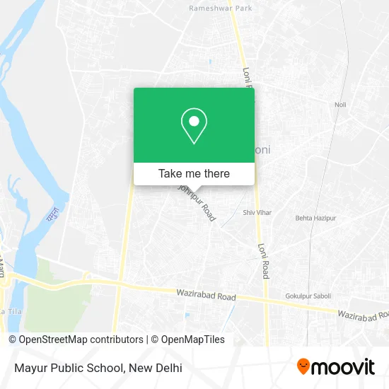 Mayur Public School map