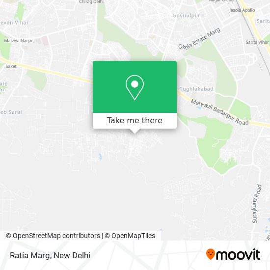 Ratia Marg map