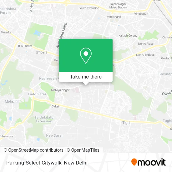 Parking-Select Citywalk map