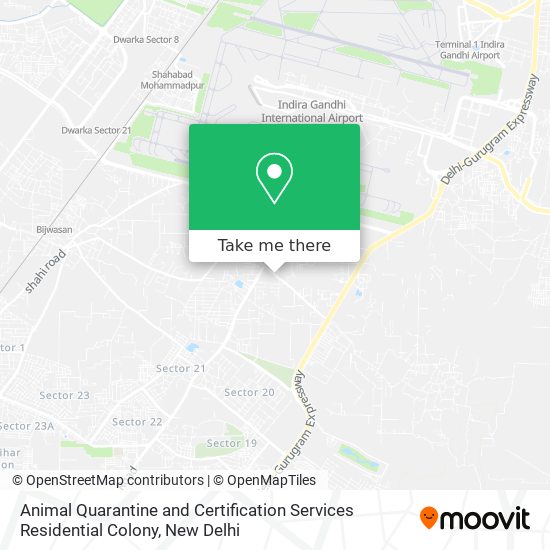 Animal Quarantine and Certification Services Residential Colony map