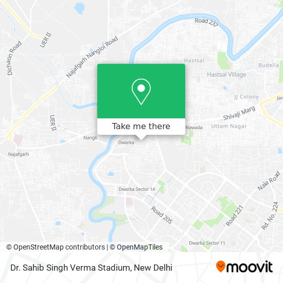 Dr. Sahib Singh Verma Stadium map