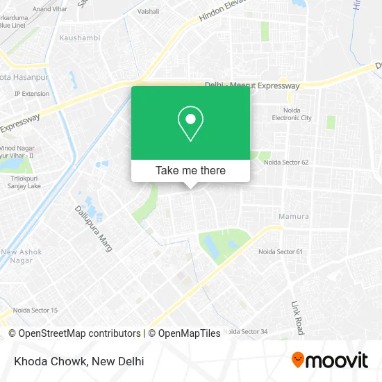 Khoda Chowk map