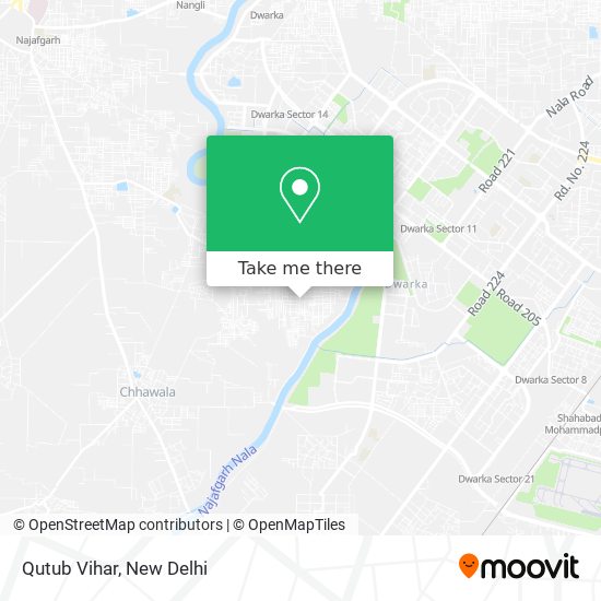 Qutub Vihar map