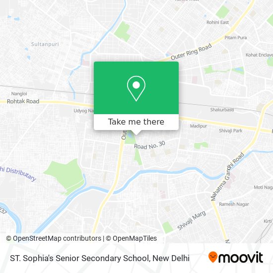 ST. Sophia's Senior Secondary School map