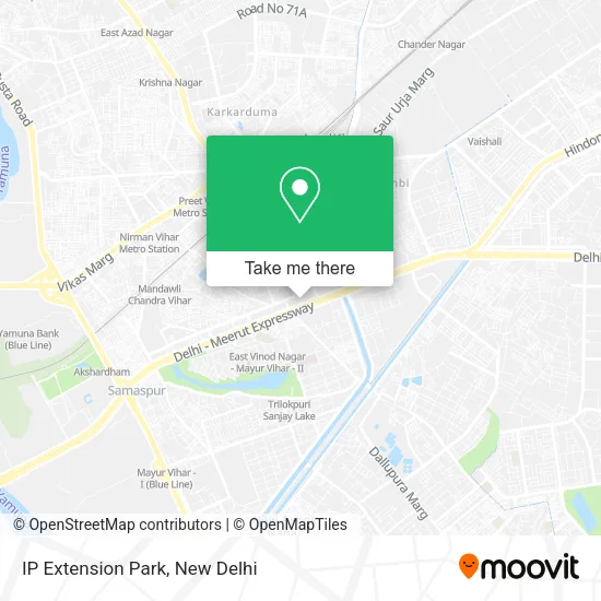 IP Extension Park map