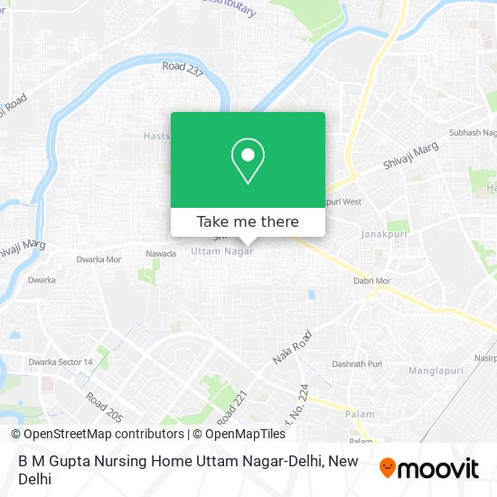 B M Gupta Nursing Home Uttam Nagar-Delhi map