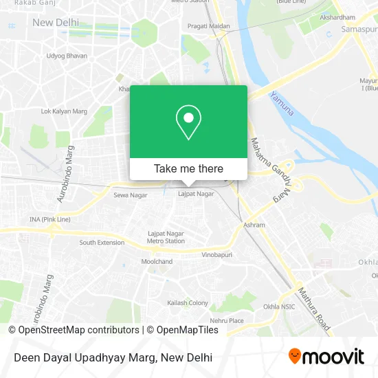 Deen Dayal Upadhyay Marg map
