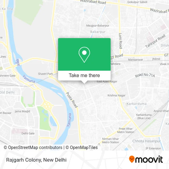 Rajgarh Colony map
