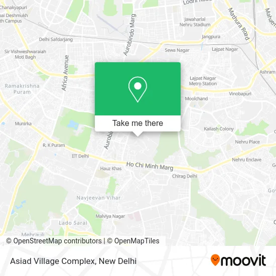 Asiad Village Complex map