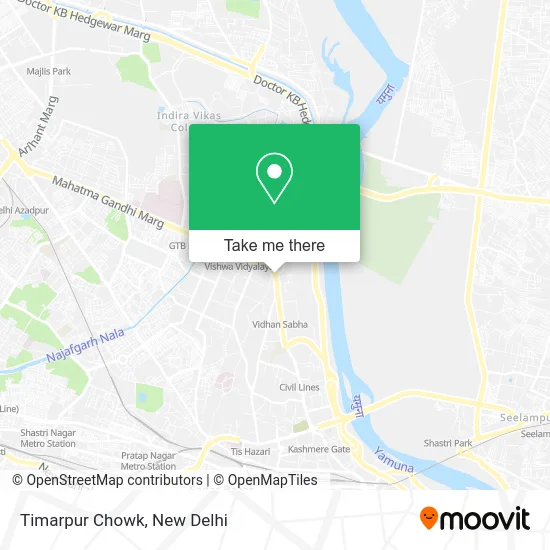 Timarpur Chowk map