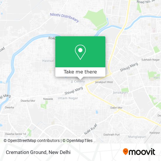 Cremation Ground map