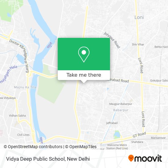 Vidya Deep Public School map