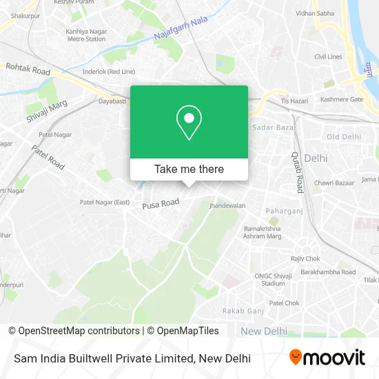 Sam India Builtwell P Limited map