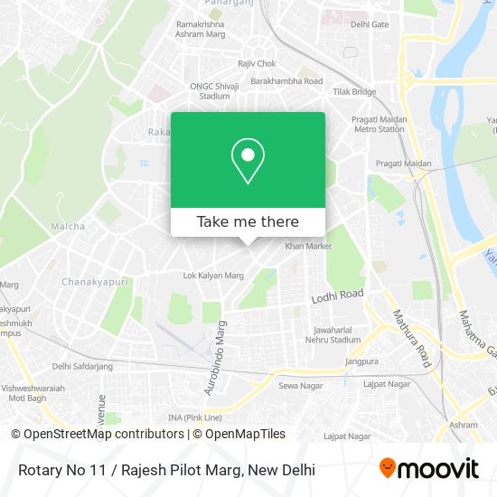 Rotary No 11 / Rajesh Pilot Marg map
