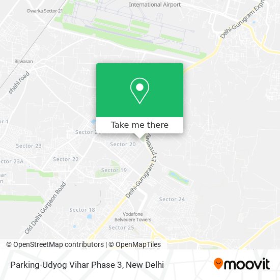 Parking-Udyog Vihar Phase 3 map