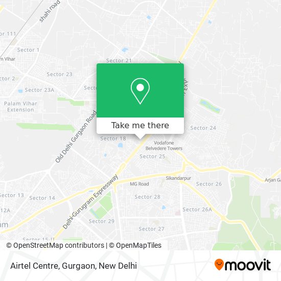 Airtel Centre, Gurgaon map