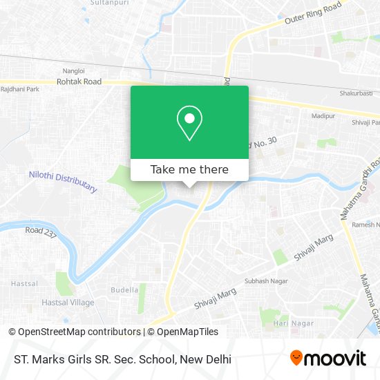 ST. Marks Girls SR. Sec. School map