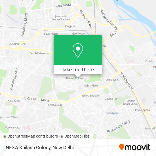 NEXA Kailash Colony map