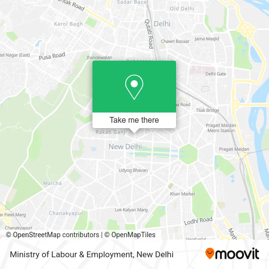 Ministry of Labour & Employment map