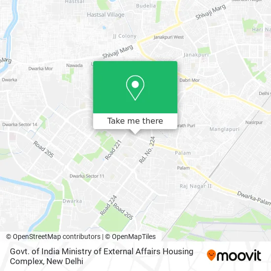 Govt. of India Ministry of External Affairs Housing Complex map