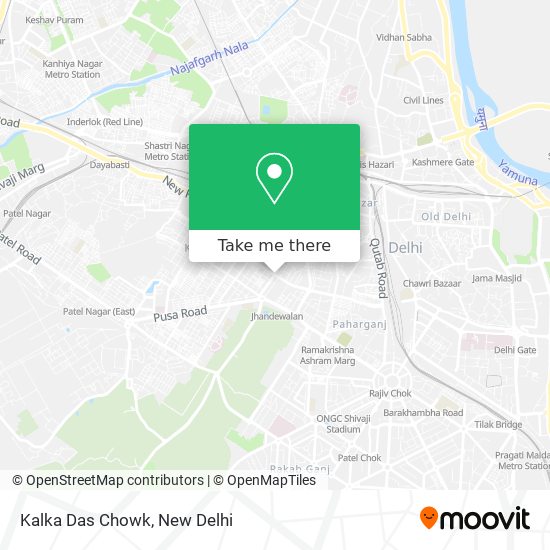 Kalka Das Chowk map