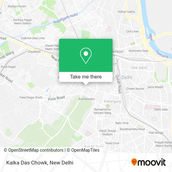 Kalka Das Chowk map