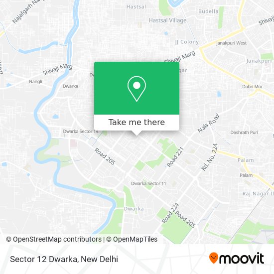 Sector 12 Dwarka map