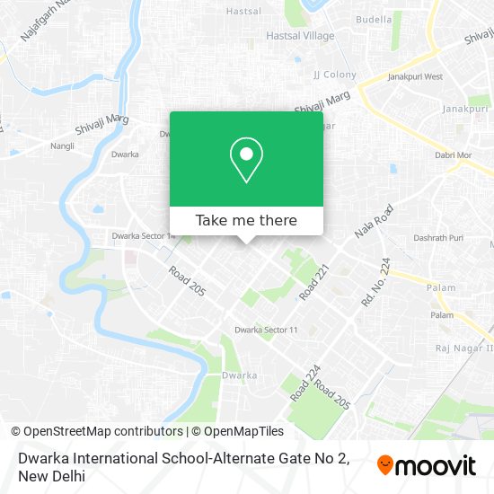 Dwarka International School-Alternate Gate No 2 map