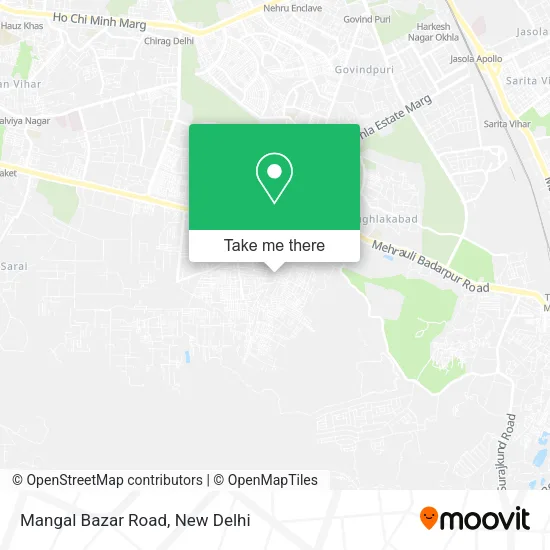 Mangal Bazar Road map