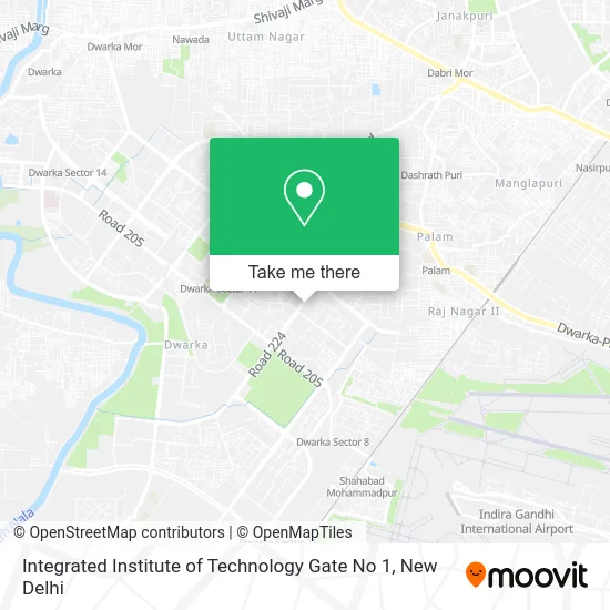 Integrated Institute of Technology Gate No 1 map