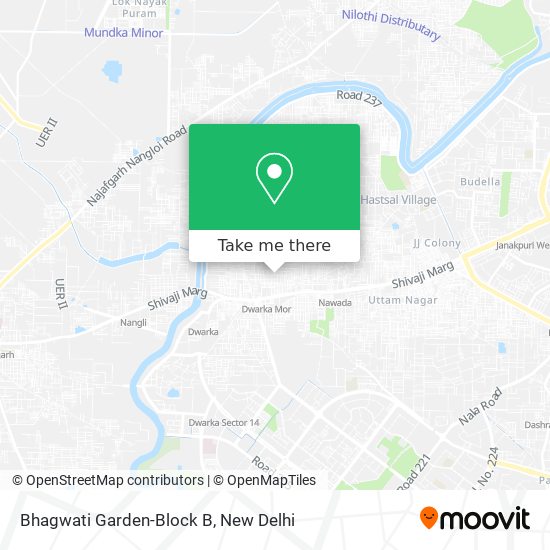 Bhagwati Garden-Block B map