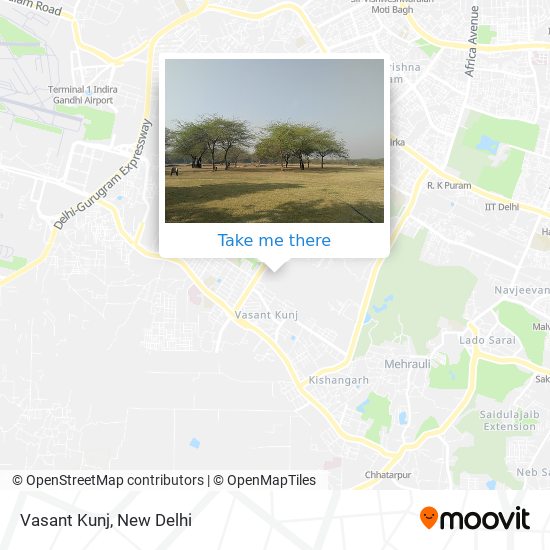 Vasant Kunj map