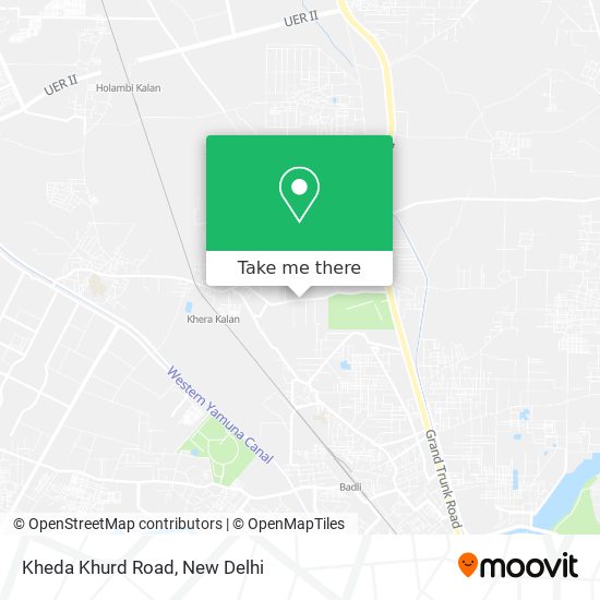 Kheda Khurd Road map